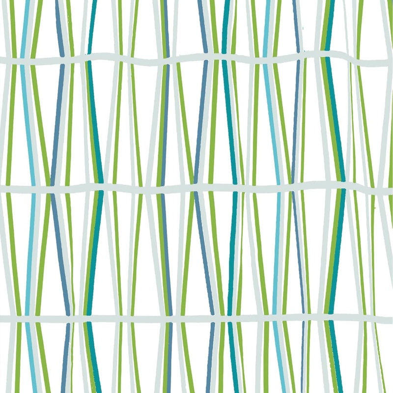 SHOWER CURTAIN BAMBOO W 180 H 200 CM FABRIC