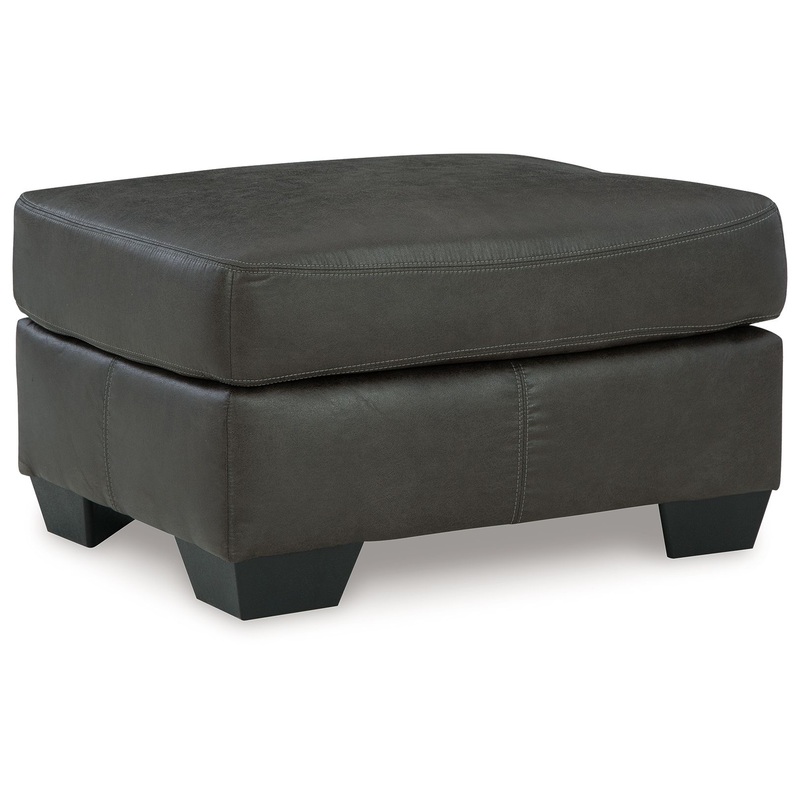 Bladen – Upholstered Ottoman|Dark Gray