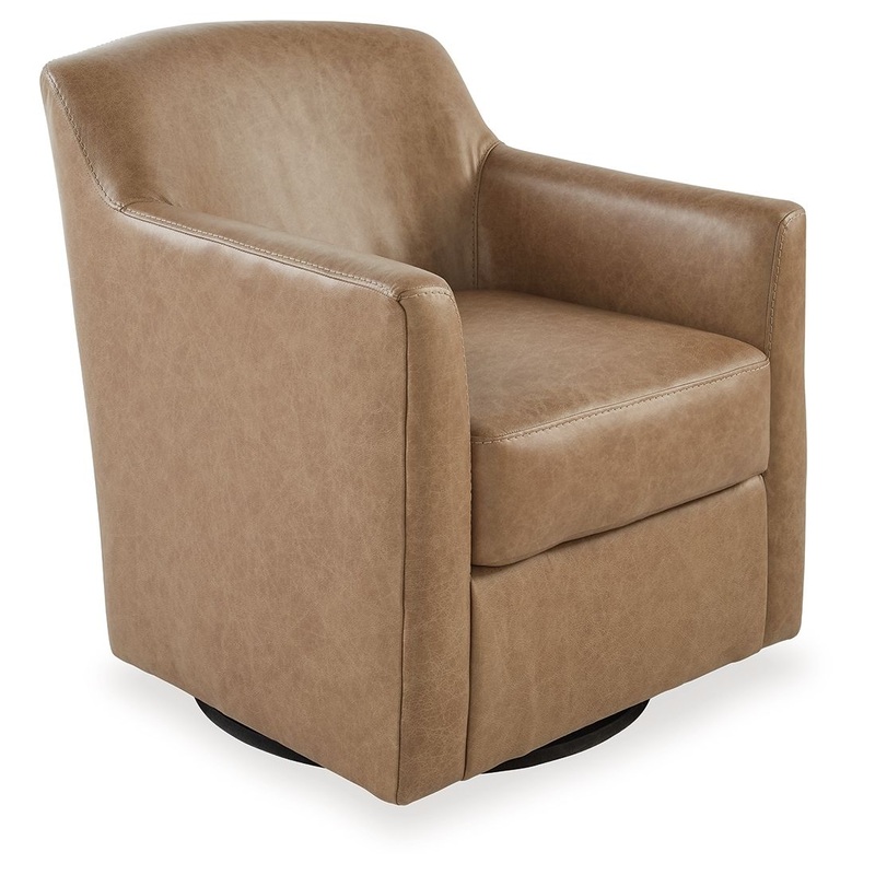Bradney – Swivel Accent Chair|Gray|Blue|Beige|Dark Gray|Light Brown