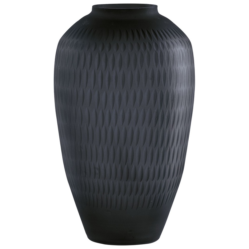 Etney – Vase|Dark Gray|7”W x 7”D x 11”H|9”W x 9”D x 13”H