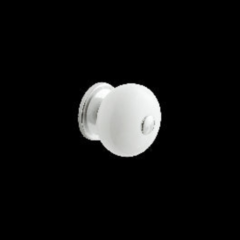 1 GABI D 40 MM WHITE PORCELAIN KNOB
