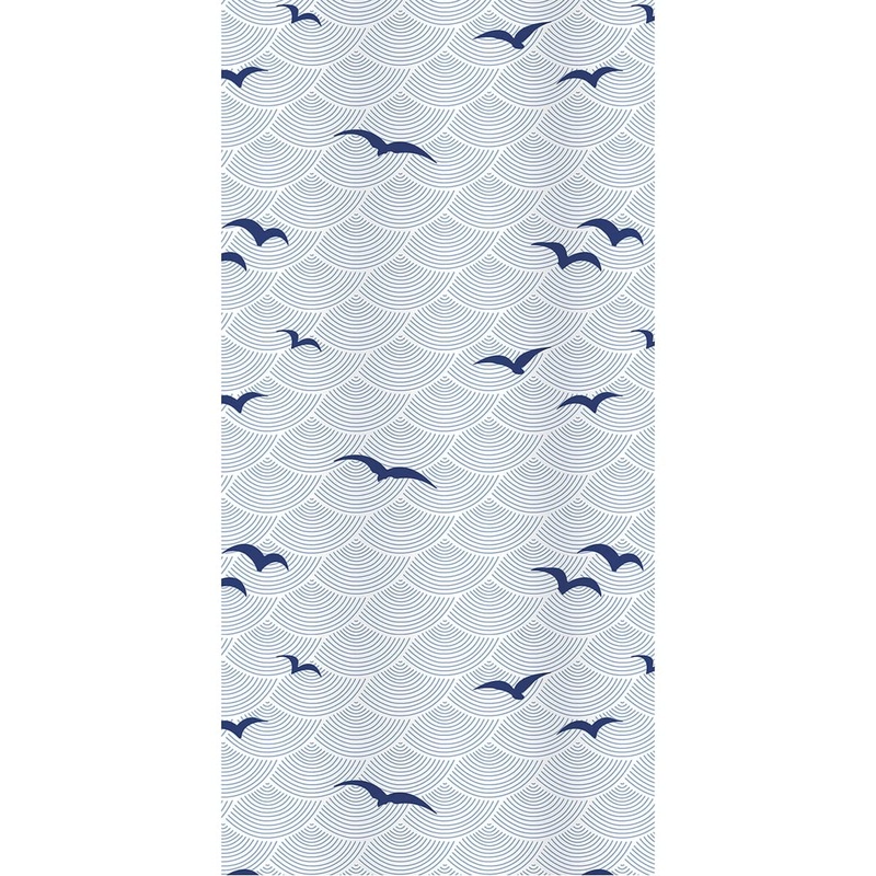 SHORE SHOWER CURTAIN L 180 H 200 CM FABRIC