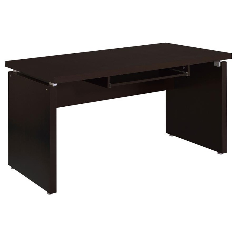 Skylar – Computer Desk With Keyboard Drawer – Cappuccino