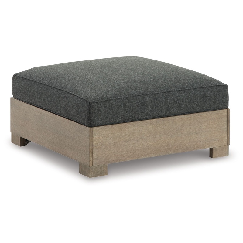 Citrine Park – Ottoman With Cushion – Brown
