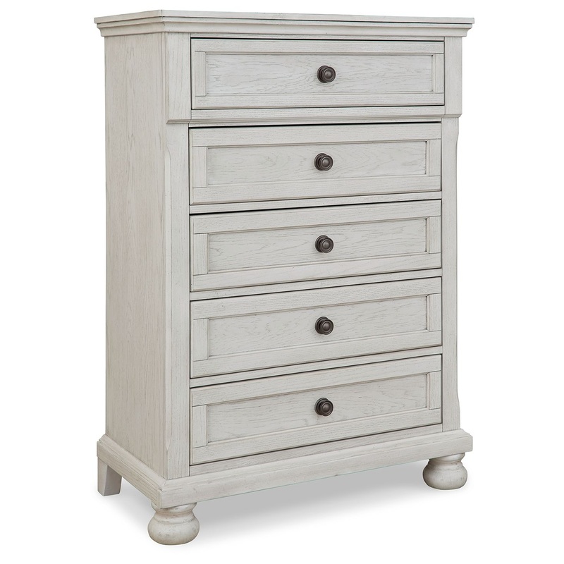 Robbinsdale – Five Drawer Chest – Youth – Antique White