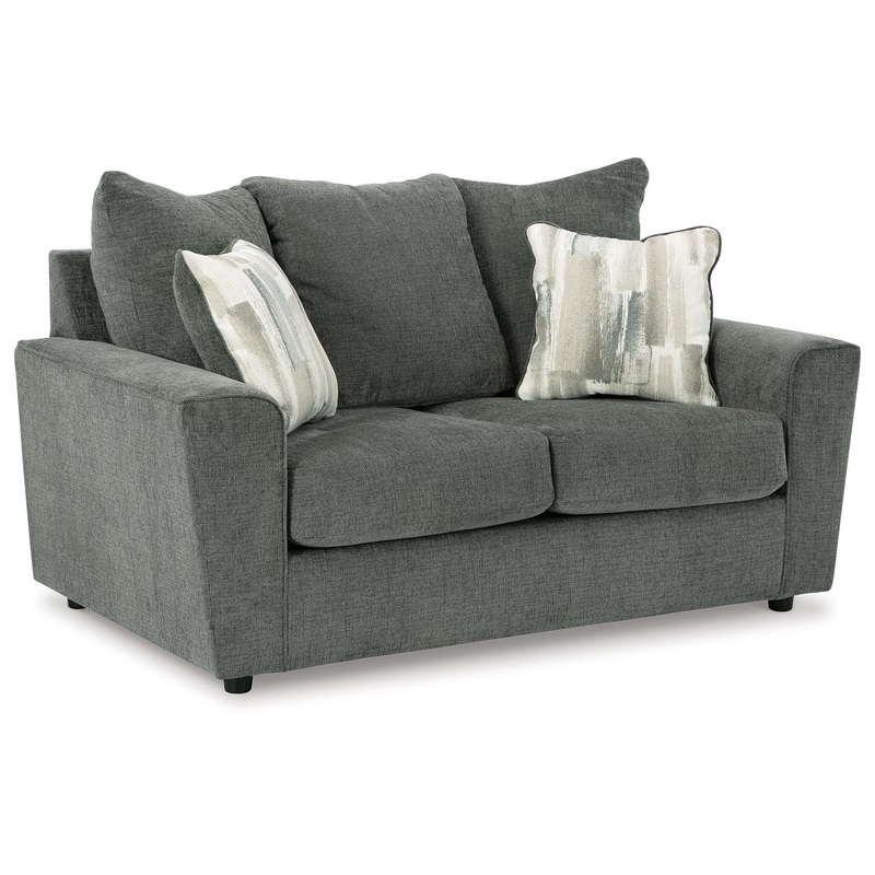 Stairatt – Loveseat|Dark Gray