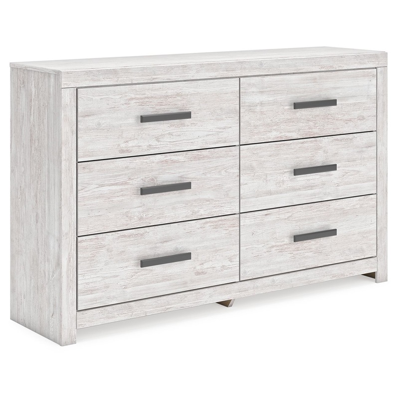 Cayboni – Six Drawer Dresser – Whitewash