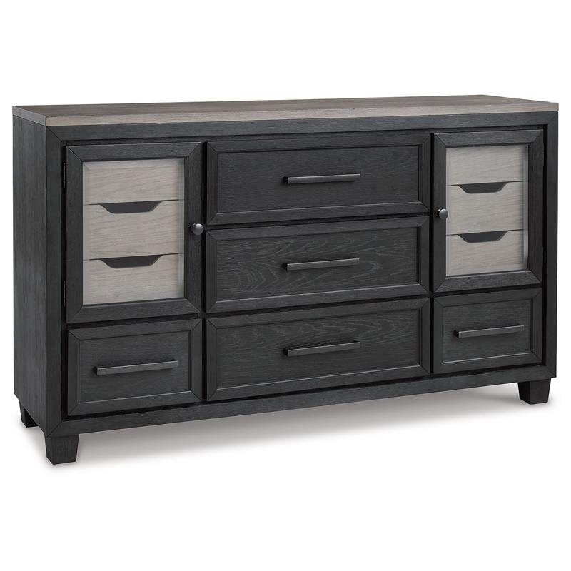 Foyland – Dresser, Mirror|Dark Brown|Dressers|Dresser & Mirror