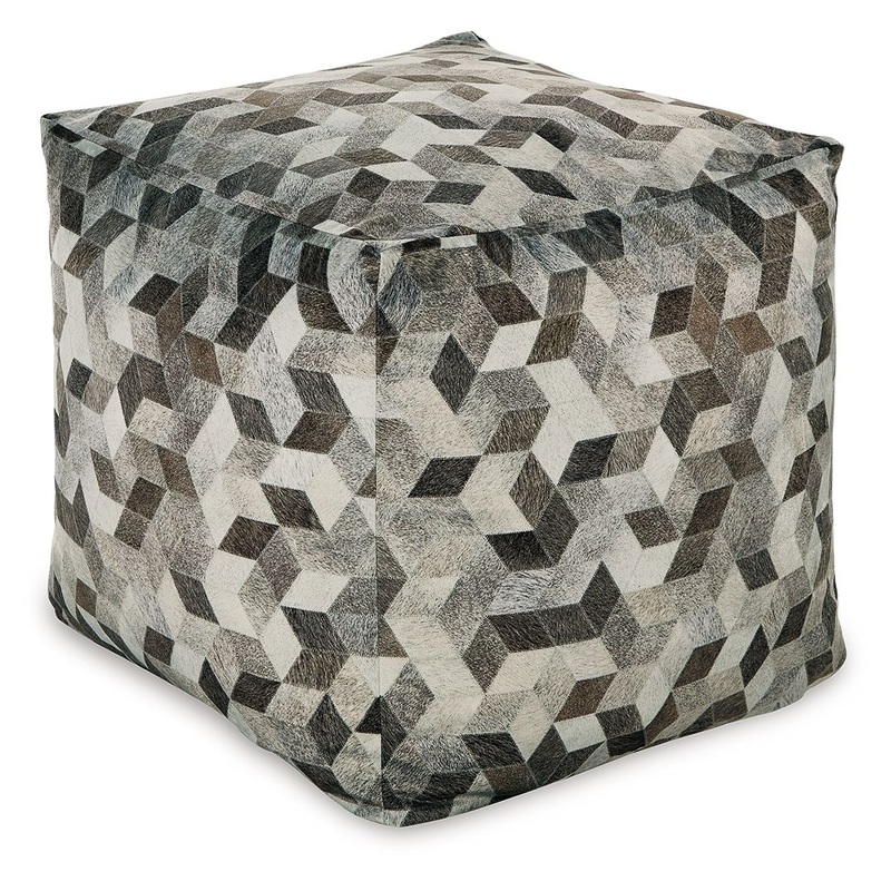 Albermarle – Pouf – Gray / Brown