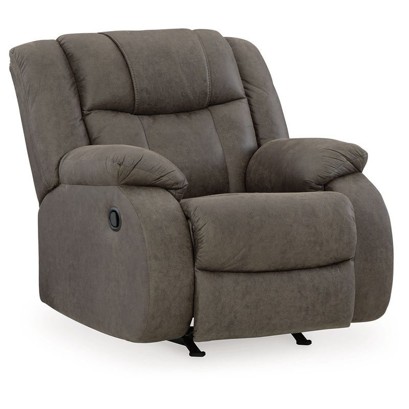 First Base – Rocker Recliner – Gunmetal