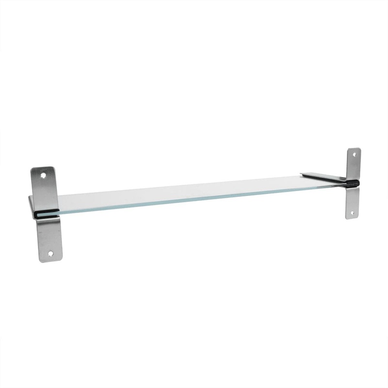 LOFT/MIA SCREW SHELF L50CM STEEL/GLASS