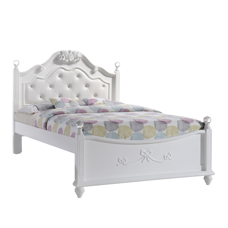 Alana – Platform Bed|White|Trundle Beds|Platform Beds|Full|Twin