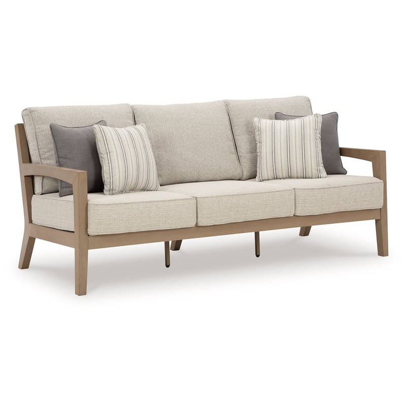 Hallow Creek – Sofa With Cushion – Driftwood