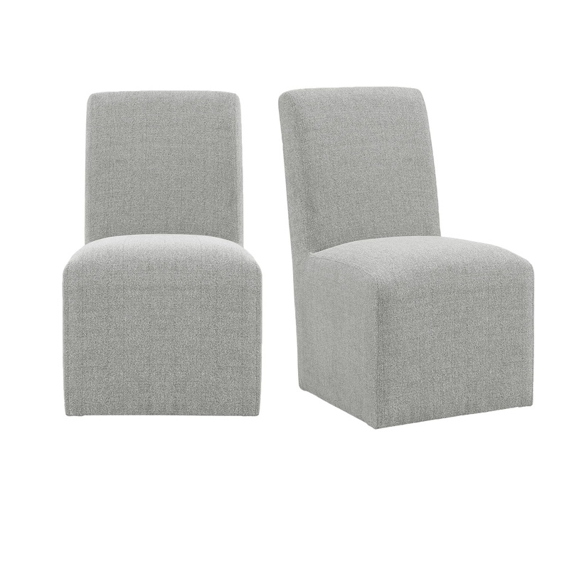 Nero – Upholstered Side Chair (Set of 2) – Gray