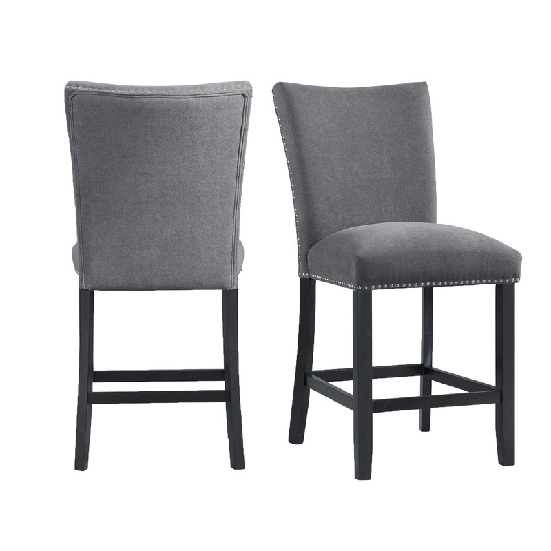 Tuscany – Counter Height Side Chair (Set of 2) – Charcoal