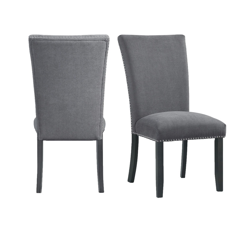 Tuscany – Standard Height Side Chair (Set of 2) – Charcoal