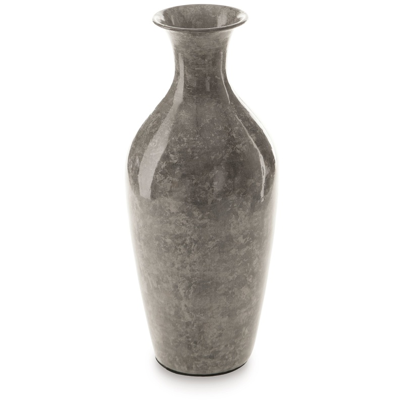 Brockwich – Vase|Dark Gray|7”W x 7”D x 20”H|5”W x 5”D x 12”H|6”W x 6”D x 16”H