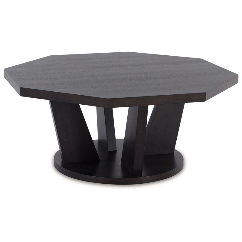 Chasinfield – Octagon Coffee Table – Dark Brown
