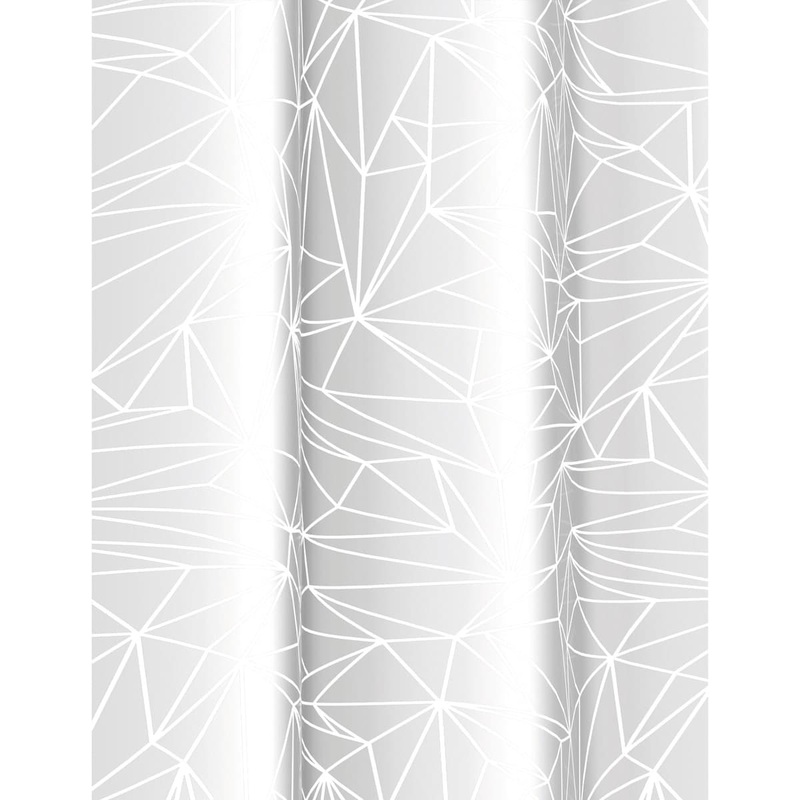 PRISM SHOWER CURTAIN L180 H 200 CM VINYL