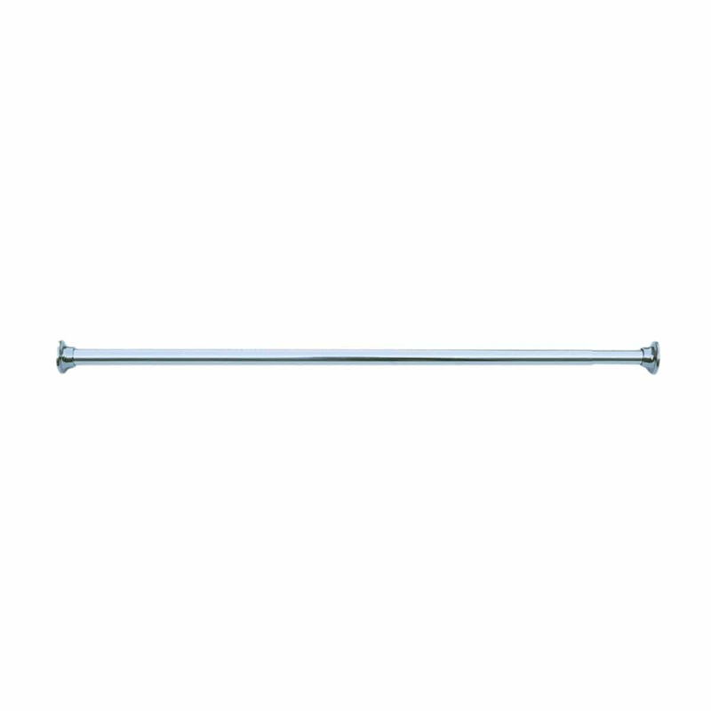 SHOWER CURTAIN ROD EXTENDABLE 1 SIDE L 75-135 CM CHROME