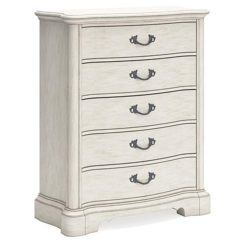 Arlendyne – Five Drawer Chest – Antique White