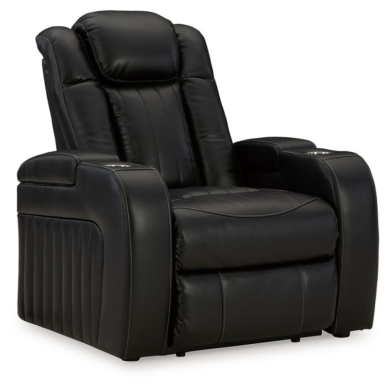 Caveman Den – Power Recliner/ Adj Headrest – Midnight