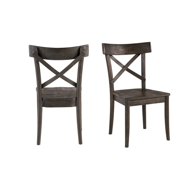 Coronado – Wooden Side Chair (Set of 2) – Dark Brown