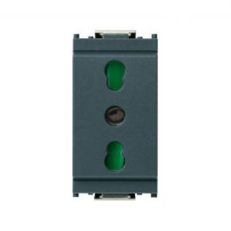 SOCKET 10/16A IDEA GREY