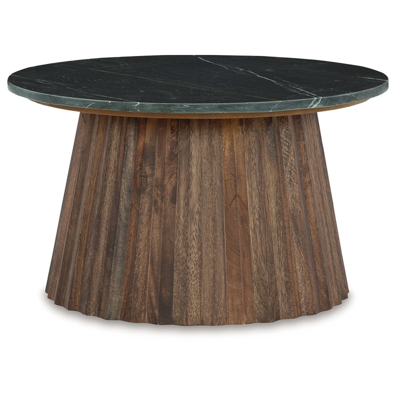 Ceilby – Accent Cocktail Table – Black / Brown