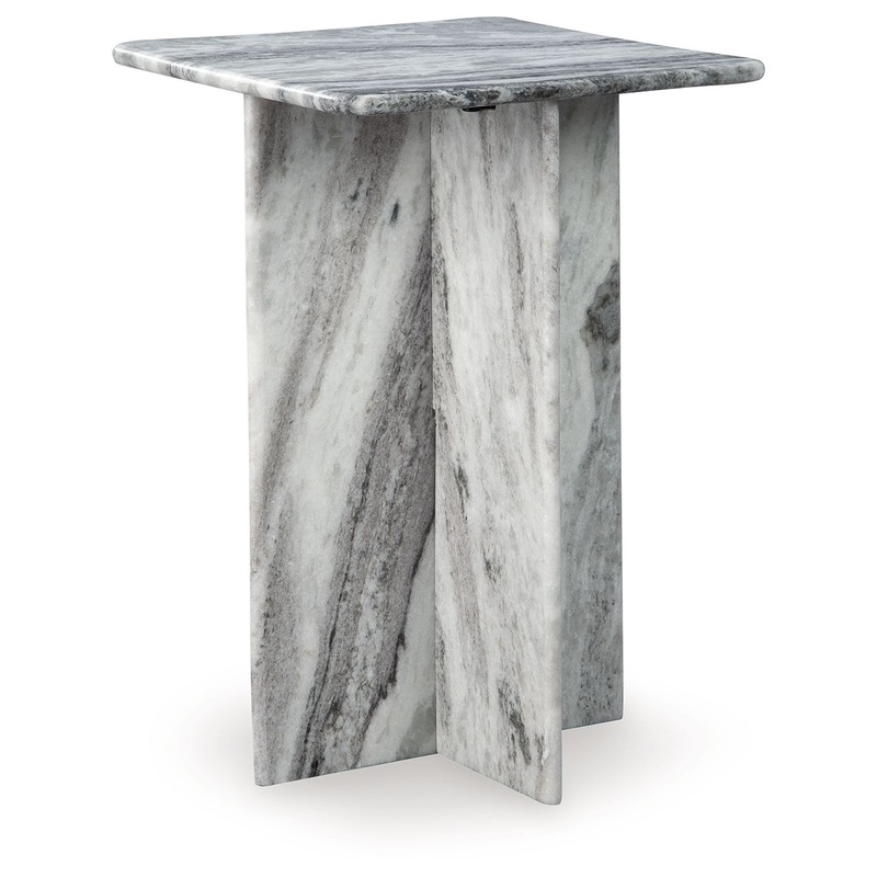 Keithwell – Square Accent Table – Gray