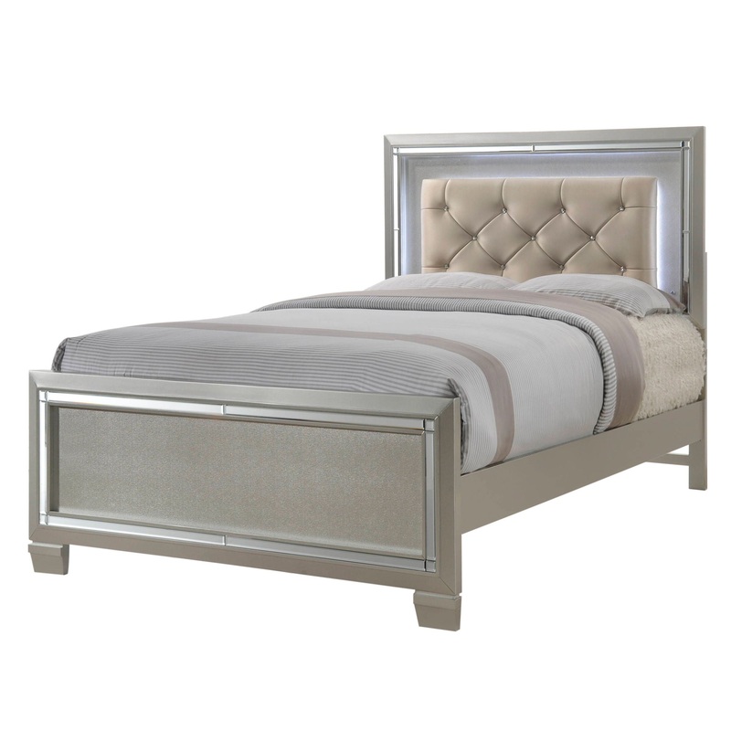 Platinum – Youth Platform Bed|Beige|Twin|Full