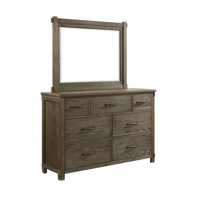 Scott – 7-Drawer Dresser With Mirror Set
