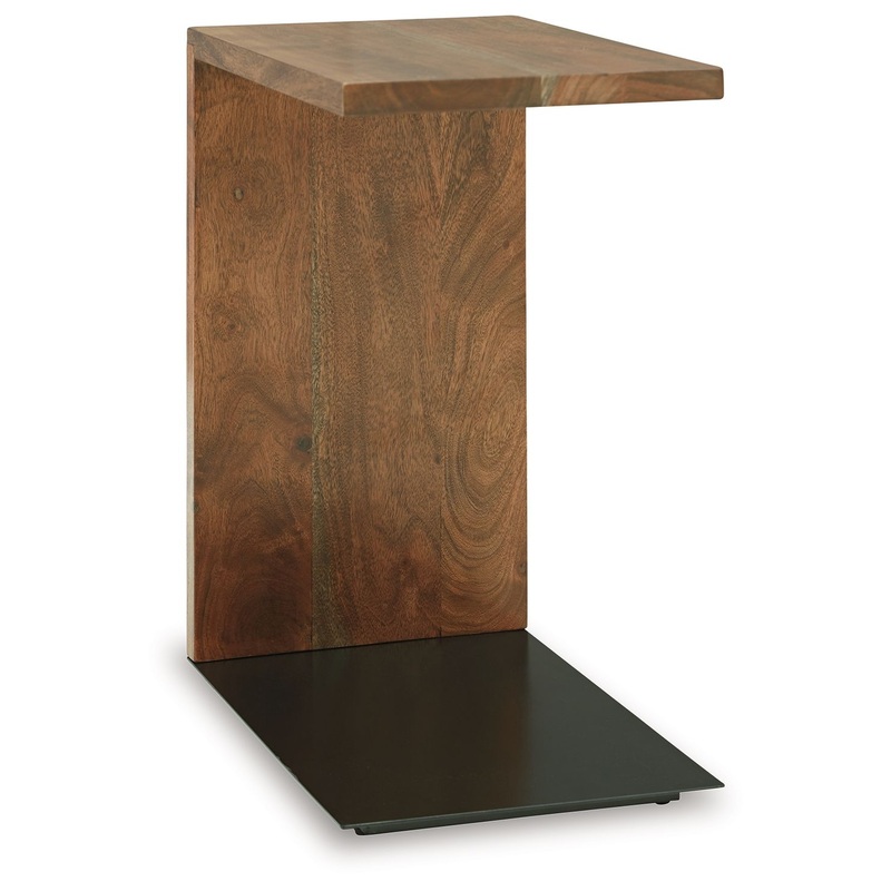 Wimshaw – Accent Table – Brown / Black