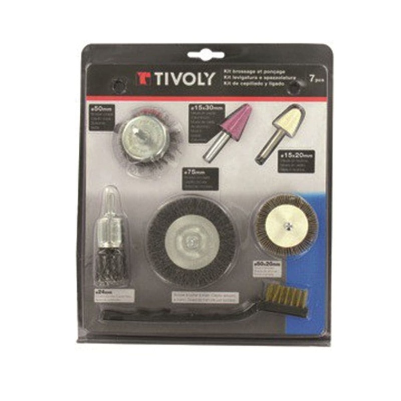 7-PIECE SANDING AND BRUSHING KIT