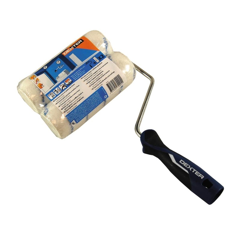 DEXTER 22CM SMOOTH WALL ROLLER + SPARE PART KIT