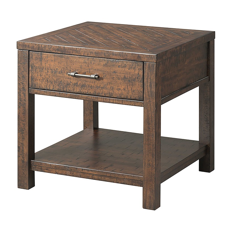 Jax – End Table – Dark Walnut