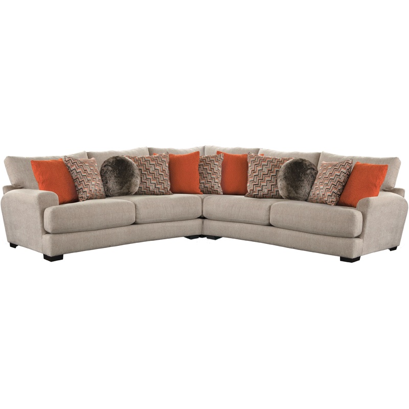 Ava – 3 Piece Sectional – Cashew