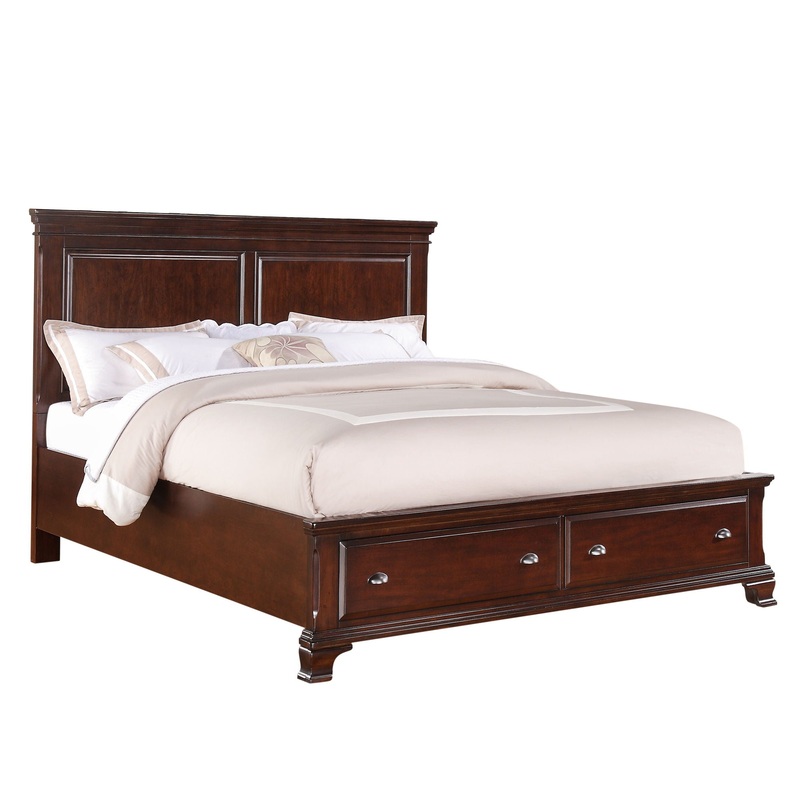 Canton – Storage Bed|Dark Brown|King|Queen