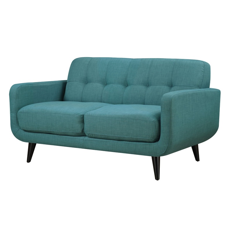 Hadley – 4480 Kd Loveseat|Light Blue|Dark Gray