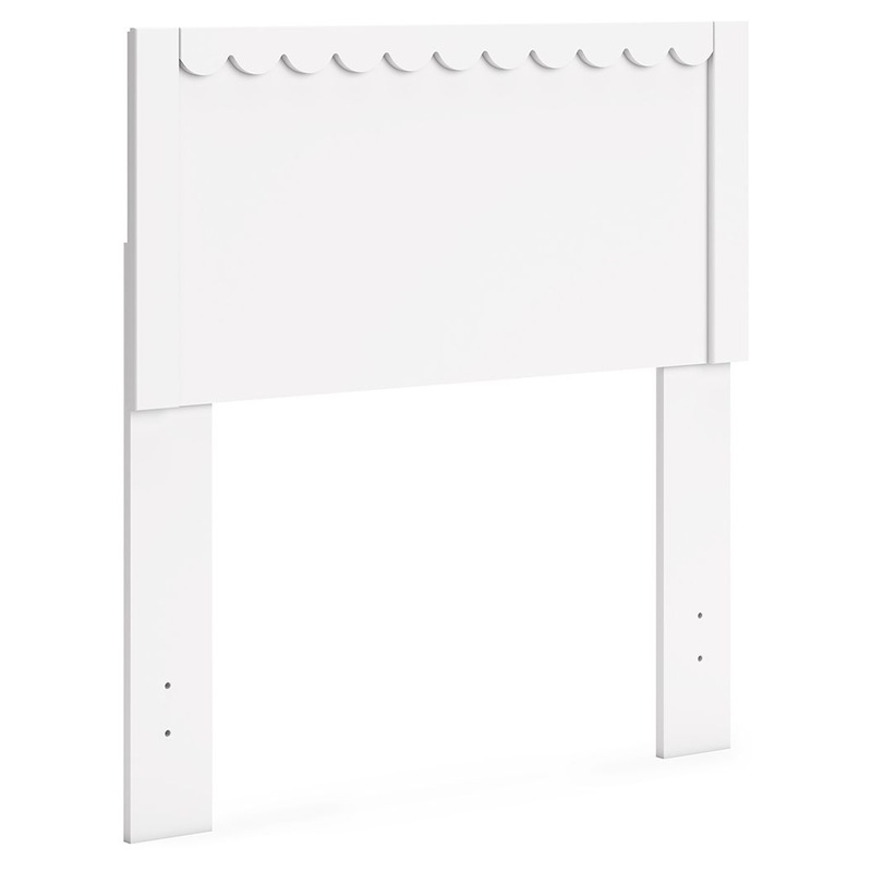 Hallityn – Panel Headboard|White|Full|Twin