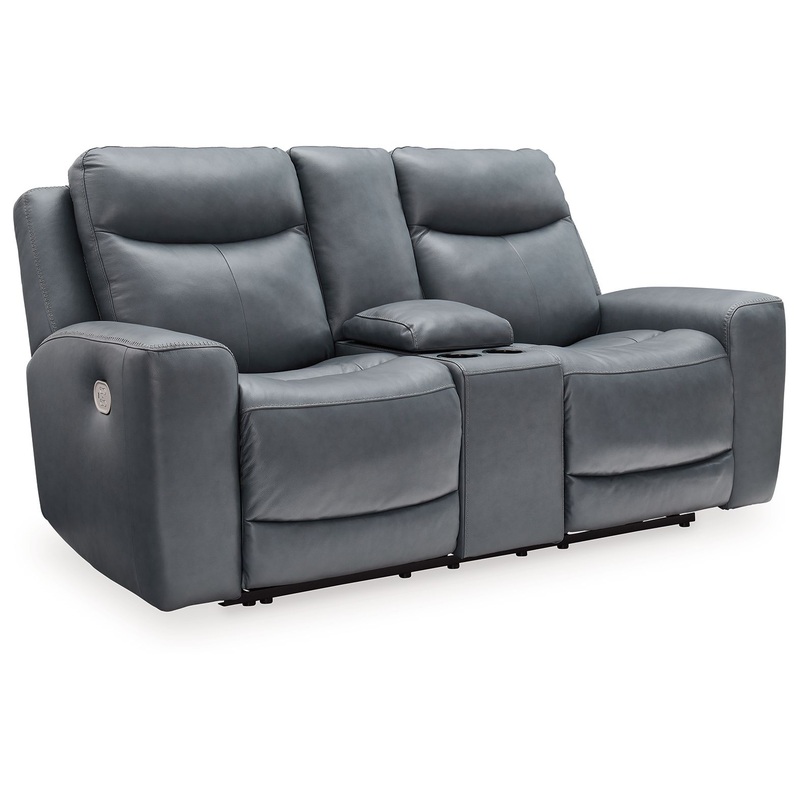 Mindanao – Power Reclining Loveseat With Console /Adj Hdrst