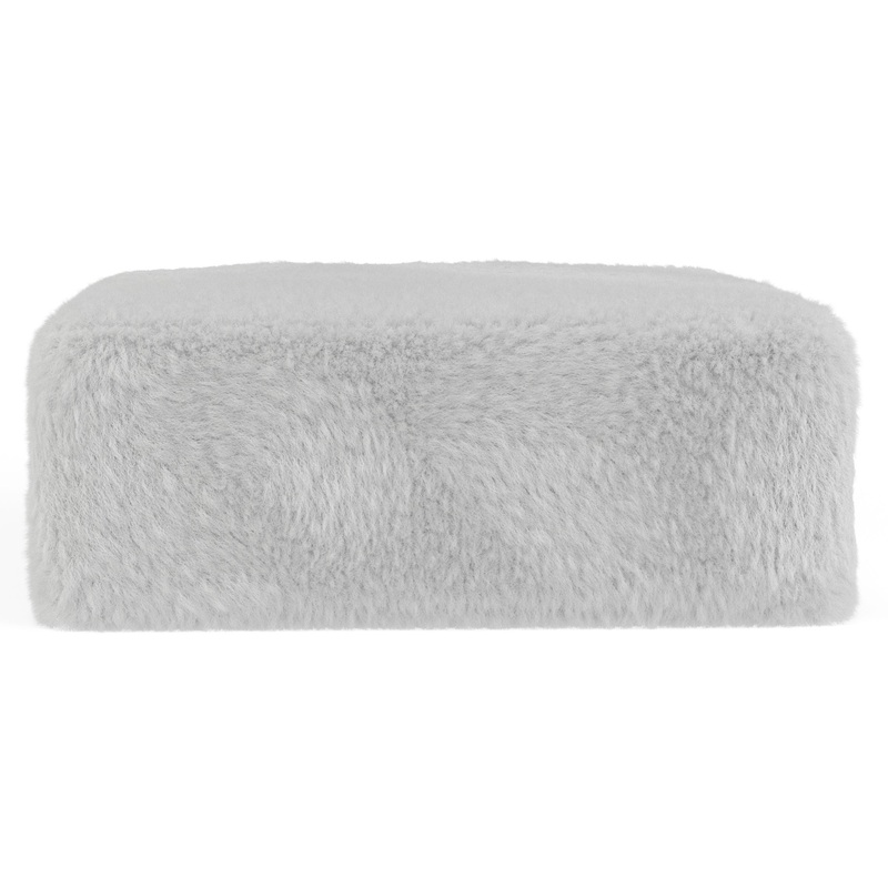 Bankside – Fabric Cocktail Ottoman – Gray
