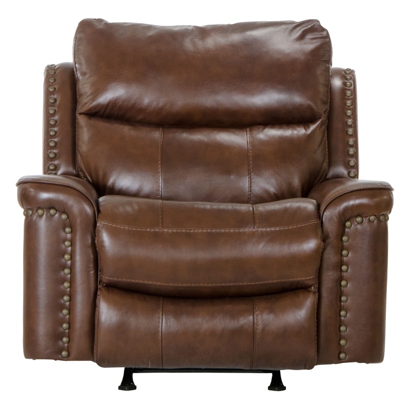 Ceretti – Power Wall Hugger Recliner – Brown Top Grain Italian Leather Match