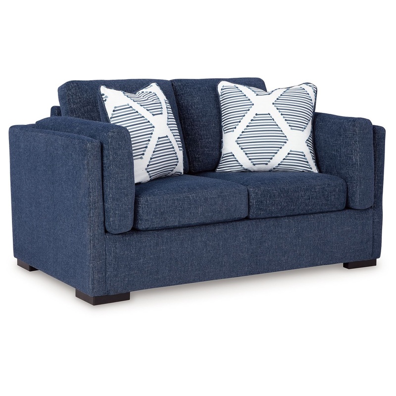 Evansley – Loveseat|Gray|Blue