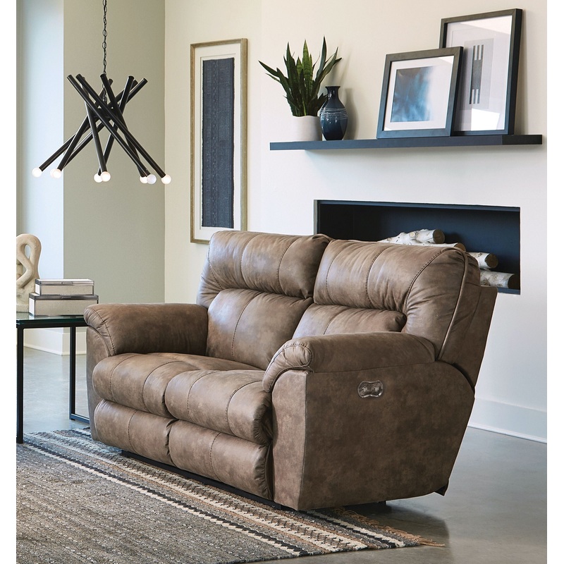 Hollins – Power Reclining Loveseat – Coffee
