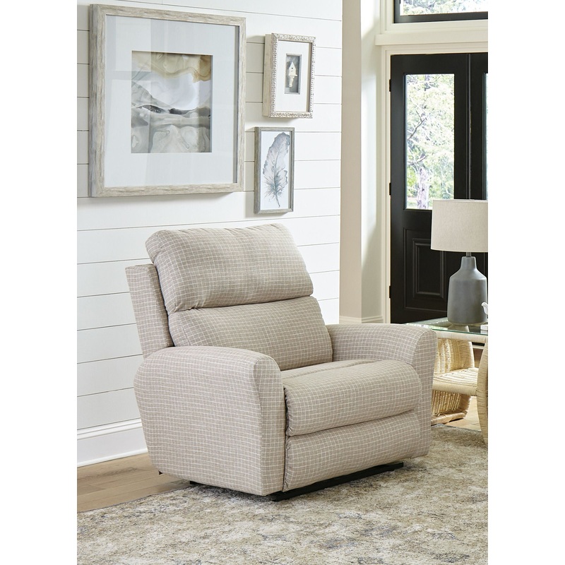 Justine – Lay Flat Extra Wide Recliner – Sandstone