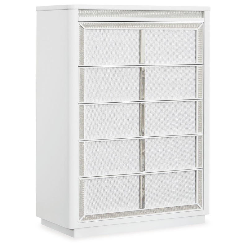 Chalanna – Five Drawer Chest – White