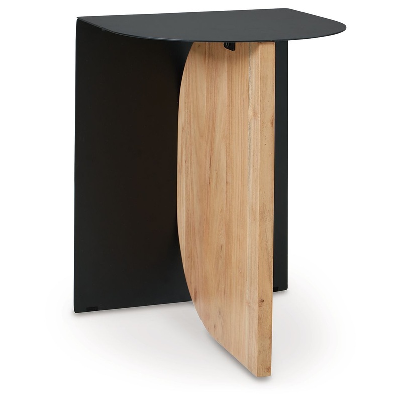 Ladgate – Accent Table – Black / Natural