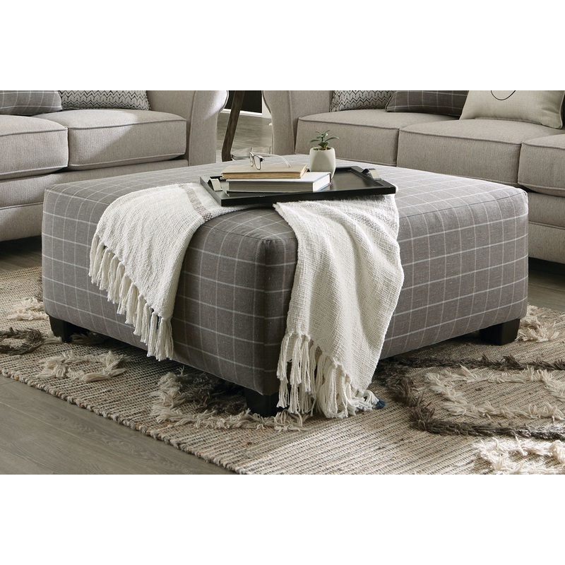 Lewiston – Cocktail Ottoman – Charcoal