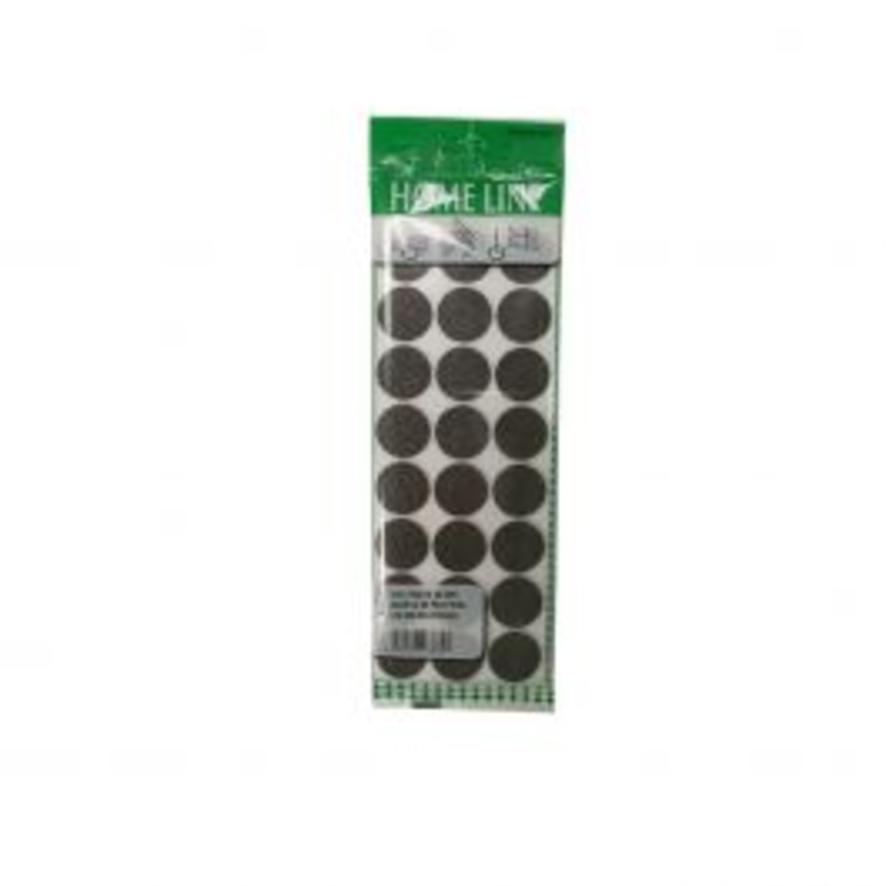 48 ROUND FELT PADS MM 28 BROWN